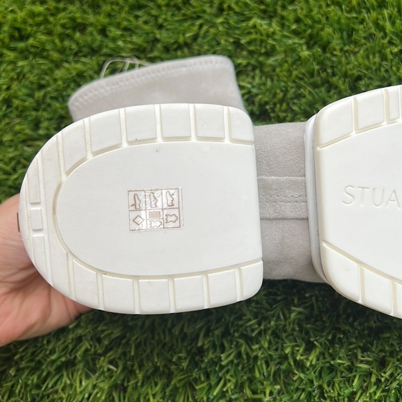 NWB Stuart Weitzman SW 612 grey suede bootie size 4.5 that fits like a 5 - Picture 11 of 17